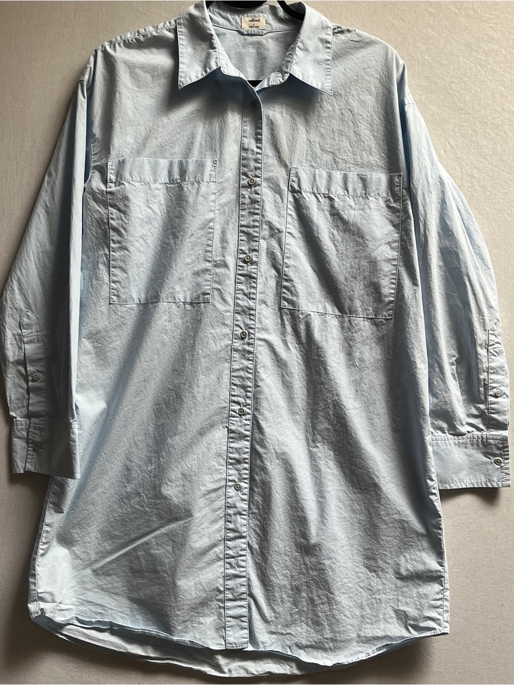 Wilfred Aritzia Oversized Button Down Utility Shirt Jacket